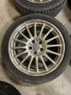 JDM Rare Carlsson 19-inch tires/wheels 4Book 8.5J+42/9.5J+45 5H PCD114 No Tires - Image 3