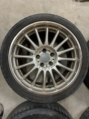 JDM Rare Carlsson 19-inch tires/wheels 4Book 8.5J+42/9.5J+45 5H PCD114 No Tires - Image 5