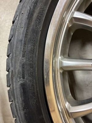 JDM Rare Carlsson 19-inch tires/wheels 4Book 8.5J+42/9.5J+45 5H PCD114 No Tires - Image 7