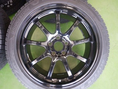 JDM K Rare Meister LMsports 18 5H114.3 8.5J+32 Bridgestone Zack VRX3 2 No Tires - Image 2
