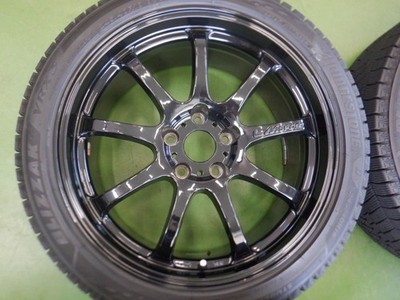 JDM K Rare Meister LMsports 18 5H114.3 8.5J+32 Bridgestone Zack VRX3 2 No Tires - Image 4