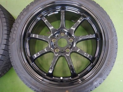 JDM K Rare Meister LMsports 18 5H114.3 8.5J+32 Bridgestone Zack VRX3 2 No Tires - Image 5