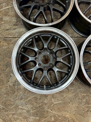 JDM RareRACING SPARCO NS2 15-inch wheels 6.5J +32 offset PCD100 4H. Fi No Tires - Image 2