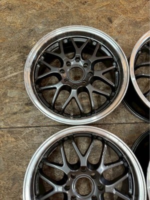 JDM RareRACING SPARCO NS2 15-inch wheels 6.5J +32 offset PCD100 4H. Fi No Tires - Image 3