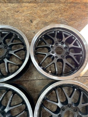 JDM RareRACING SPARCO NS2 15-inch wheels 6.5J +32 offset PCD100 4H. Fi No Tires - Image 4