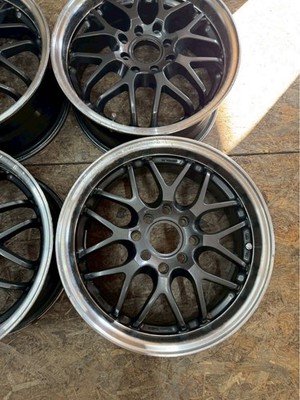 JDM RareRACING SPARCO NS2 15-inch wheels 6.5J +32 offset PCD100 4H. Fi No Tires - Image 5