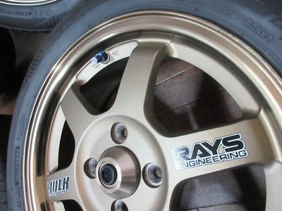 JDM ・RAYS VOLKRACING TE37 15in5.5J+45 4-hole PCD100 BS Legnoleggera 16 No Tires - Image 7