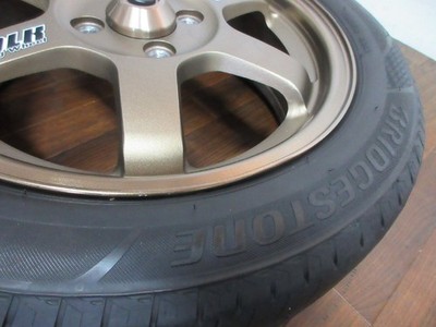 JDM ・RAYS VOLKRACING TE37 15in5.5J+45 4-hole PCD100 BS Legnoleggera 16 No Tires - Image 8
