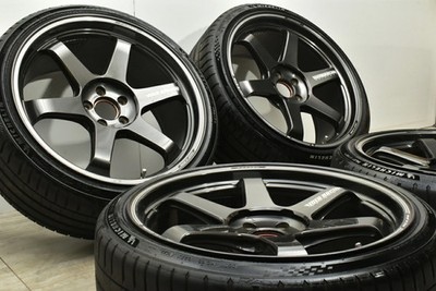 JDM Used RAYS Volk Racing TE37 Ultra Track Edition 4-Pack 209.5J x 20 No Tires - Image 3