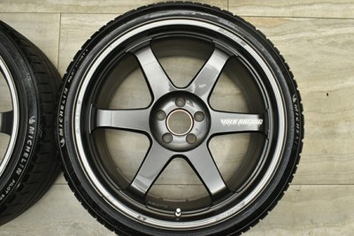 JDM Used RAYS Volk Racing TE37 Ultra Track Edition 4-Pack 209.5J x 20 No Tires - Image 5