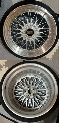 JDM Rare BBS Super RS RS561 209.5J ET+53 225/35R20 RS558 208.5J ET+4 No Tires - Image 7