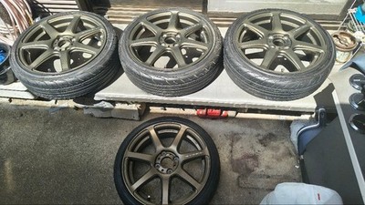 JDM WORK EMOTION T7R 16-inch wheels with YOKOHAMA Sdrive tires. No Tires