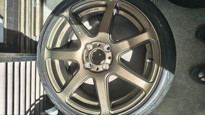 JDM WORK EMOTION T7R 16-inch wheels with YOKOHAMA Sdrive tires. No Tires - Image 2