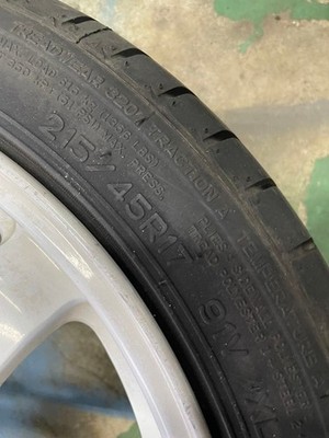 JDM Rays TE37 17x7.5J Offset 40 PCD114.3 5-hole (No Tires) - 画像 (11)