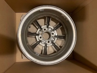 JDM Rare Watanabe chrome wheels 13-inch 100 x 4.5j for kei cars mini c (No Tires) - 画像 (4)