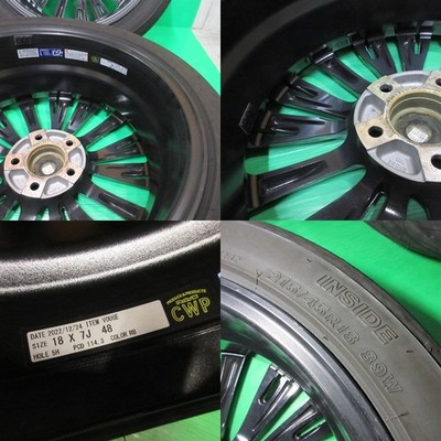 JDM Toyota Voxy 215/45R18 2023 Summer Tires 75-80% tread remaining BRI No Tires - Image 8