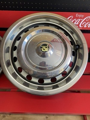 JDM Mitsuoka Galue I genuine chrome wheel caps and steel wheel set 4-h No Tires - Image 5