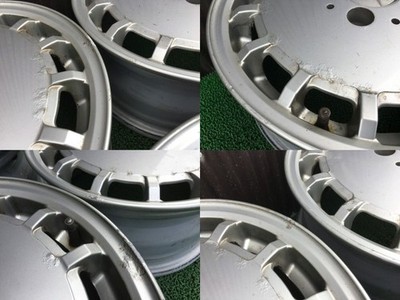 JDM Rare Mercedes-Benz W124 genuine 15 wheels 6.5J +48 112 5H 4Book ol No Tires - Image 6