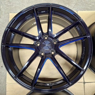 JDM Wedssports RN-55M Wheels 4Book 198.5J 114.3 Subaru WRX STI Levorg No Tires - Image 4