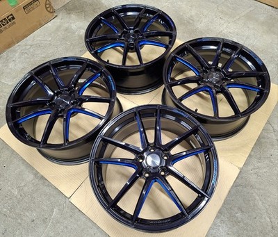 JDM Wedssports RN-55M Wheels 4Book 198.5J 114.3 Subaru WRX STI Levorg No Tires - Image 6