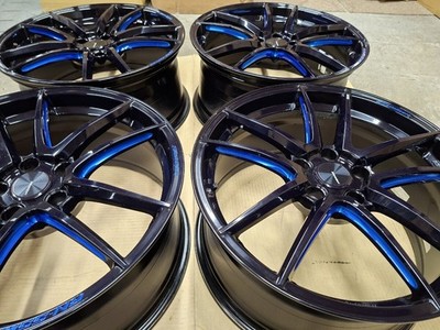 JDM Wedssports RN-55M Wheels 4Book 198.5J 114.3 Subaru WRX STI Levorg No Tires - Image 7