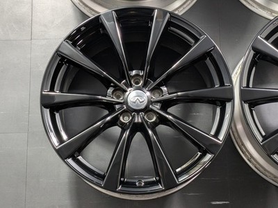 JDM Glossy Black Painting Nissan Skyline V36 370GT typeS Genuine 19" P No Tires - Image 4