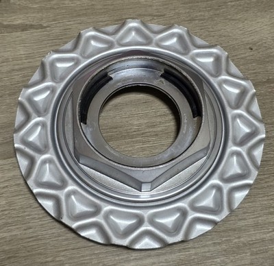 JDM Rare Silver BBS RG Rock-type Center Caps Set of 3 for 14-15 inch w No Tires - Image 3