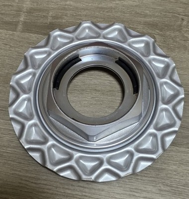 JDM Rare Silver BBS RG Rock-type Center Caps Set of 3 for 14-15 inch w No Tires - Image 5