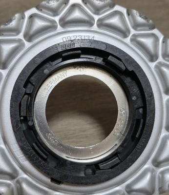 JDM Rare Silver BBS RG Rock-type Center Caps Set of 3 for 14-15 inch w No Tires - Image 7