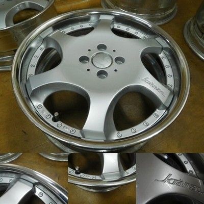 JDM 16-556 Rare Weds Kranze BAZREIA 17in 7J +30 6.5J +43 100-4H bar fe No Tires - Image 4