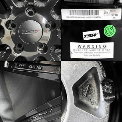 JDM TSW Clips 208.5J +35 5H 120 4Book No. B260630-B4 for 40 Alphard/Le No Tires - Image 8