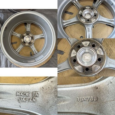 JDM Out of print Yokohama Advan Racing Advan TC 16x7j +48 5-hole PCD10 No Tires - Image 9