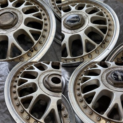 JDM Out of print Zaubar Mesh 16x7j +50 actual measurement PCD114.3/5-h No Tires - Image 7