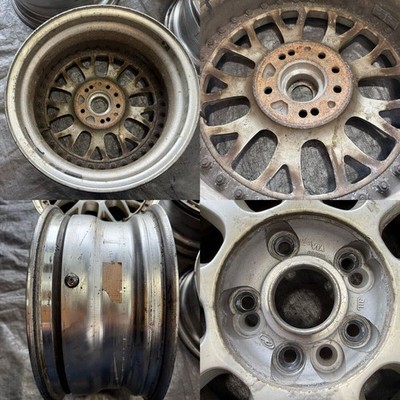 JDM Out of print Zaubar Mesh 16x7j +50 actual measurement PCD114.3/5-h No Tires - Image 9