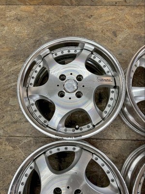 JDM Rare WEDS Kranze BAZREIA 156J +35 PCD100 4-hole 4H Set of 4 for co No Tires - Image 3
