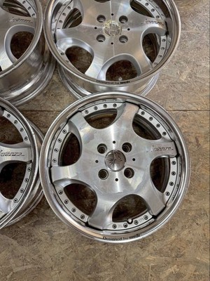JDM Rare WEDS Kranze BAZREIA 156J +35 PCD100 4-hole 4H Set of 4 for co No Tires - Image 5