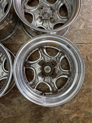 JDM Rare WEDS Kranze BAZREIA 156J +35 PCD100 4-hole 4H Set of 4 for co No Tires - Image 10