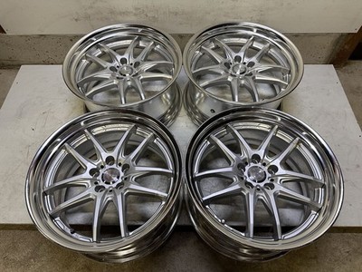 JDM WORK XSA 04C 19-inch 9.5J/10J ET+30 5H PCD114.3 Used Wheels 4-Book No Tires