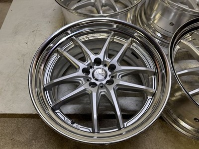 JDM WORK XSA 04C 19-inch 9.5J/10J ET+30 5H PCD114.3 Used Wheels 4-Book No Tires - Image 2