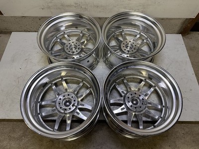 JDM WORK XSA 04C 19-inch 9.5J/10J ET+30 5H PCD114.3 Used Wheels 4-Book No Tires - Image 6
