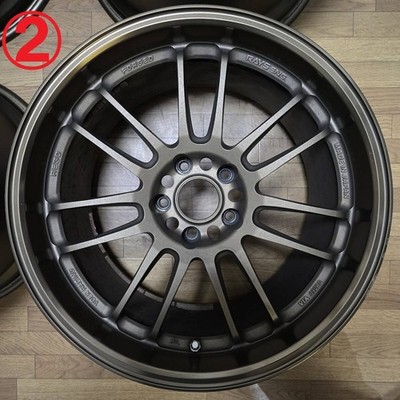 JDM 1810.5J +18 PCD114.3 RAYS RE30 BR forging BNR34 Skyline GT-R NISMO No Tires - Image 3
