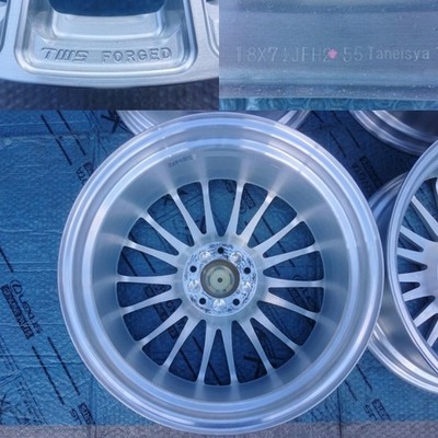 JDM Ultra-lightweight forged TWS EXlete 118F Monoblock 187.5J OFF+55 5 No Tires - Image 8