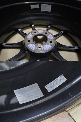 JDM 188.5J +45 PCD114.3 ADVAN Racing RZ WRX STI VAB GVB GRB S4 VAG GVF No Tires - Image 9