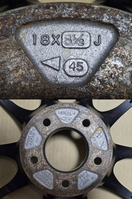 JDM 188.5J +45 PCD114.3 ADVAN Racing RZ WRX STI VAB GVB GRB S4 VAG GVF No Tires - Image 10