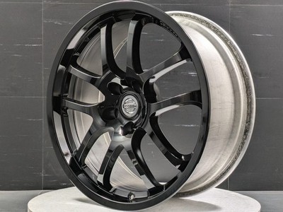 JDM Glossy Black Painting Nissan Skyline V35 Genuine Option RAYS Rays No Tires - Image 3