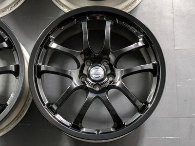 JDM Glossy Black Painting Nissan Skyline V35 Genuine Option RAYS Rays No Tires - Image 4