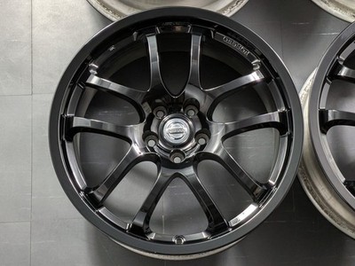 JDM Glossy Black Painting Nissan Skyline V35 Genuine Option RAYS Rays No Tires - Image 5