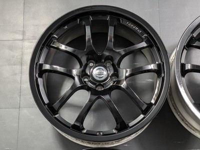 JDM Glossy Black Painting Nissan Skyline V35 Genuine Option RAYS Rays No Tires - Image 6