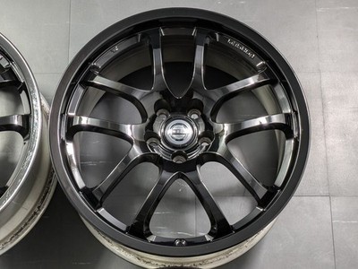 JDM Glossy Black Painting Nissan Skyline V35 Genuine Option RAYS Rays No Tires - Image 7