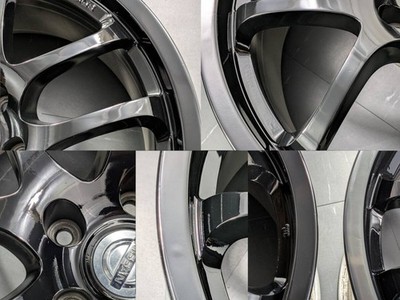 JDM Glossy Black Painting Nissan Skyline V35 Genuine Option RAYS Rays No Tires - Image 8